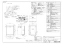 ノーリツ GT-C2472SAW-TB BL 13A 取扱説明書 施工説明書 納入仕様図 高効率ガスふろ給湯器 シンプル オート PS扉内後方排気延長設置形 24号 納入仕様図1